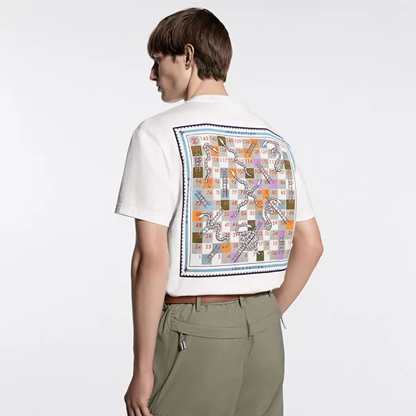*バックが可愛い*【ルイヴィトン】プリント 半袖Tシャツ コピー 1AJUD5
