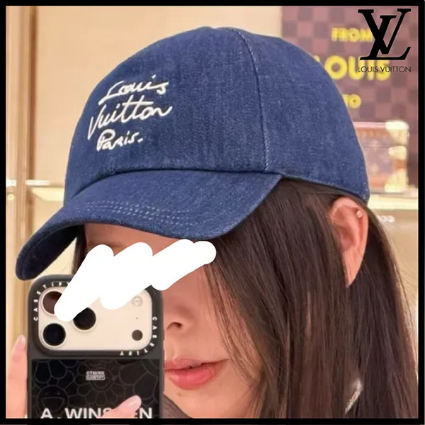 【可愛い手書き風ロゴ】ルイヴィトン コピー キャップ・LV スクリプト M5449M