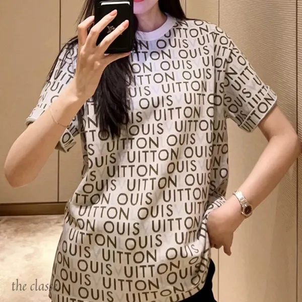【LV Mazeモチーフがお洒落♪】ルイヴィトン クルーネックTシャツ コピー 1AJTWZ