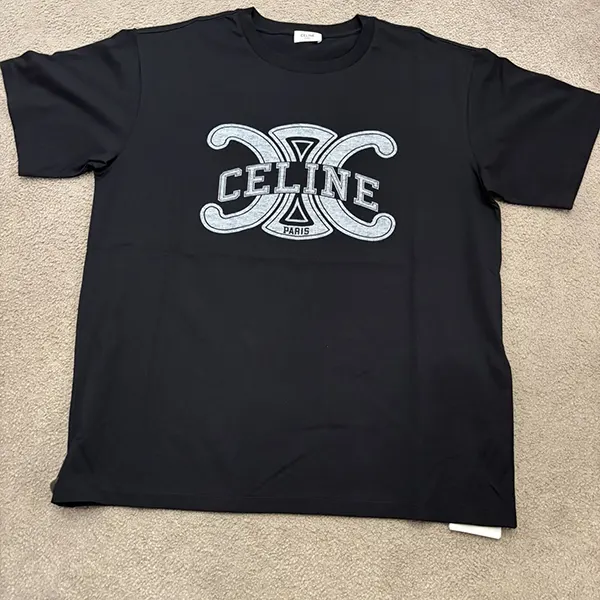 セリーヌ ルーズ Tシャツ コピー コットンジャージー RX0BO671Q