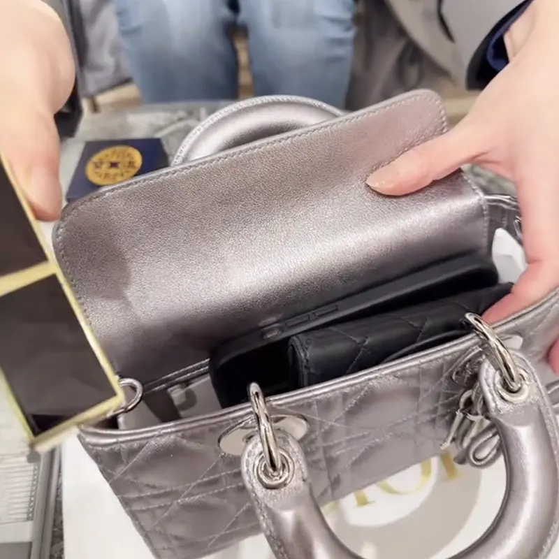 ディオール Trianon バーティカルバッグ スモール da875458