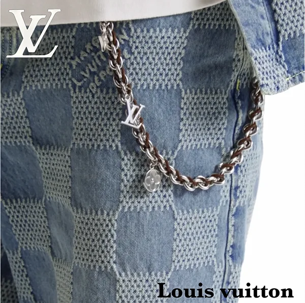 ルイヴィトン★チェーンベルト LV ブレイデッド M02755