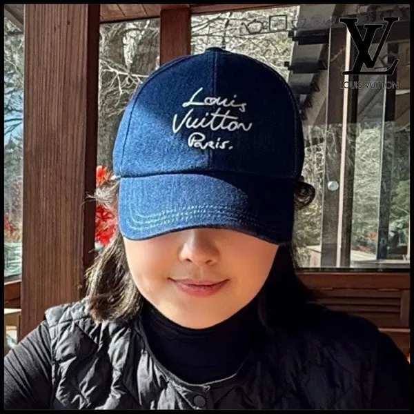 【可愛い手書き風ロゴ】ルイヴィトン コピー キャップ・LV スクリプト M5449M