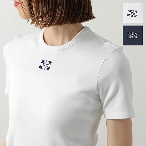 セリーヌ Tシャツ コピー Triomphe 半袖 カットソー RX0IX1407
