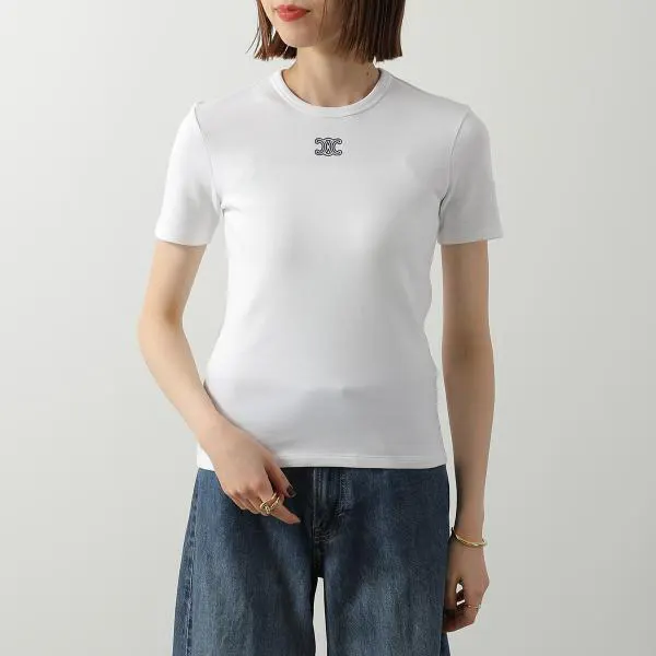 セリーヌ Tシャツ コピー Triomphe 半袖 カットソー RX0IX1407