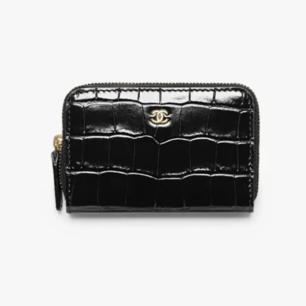 長く愛せる名品♪ シャネル クロコ カードコインケース 偽物 AP5189 B23786 94305