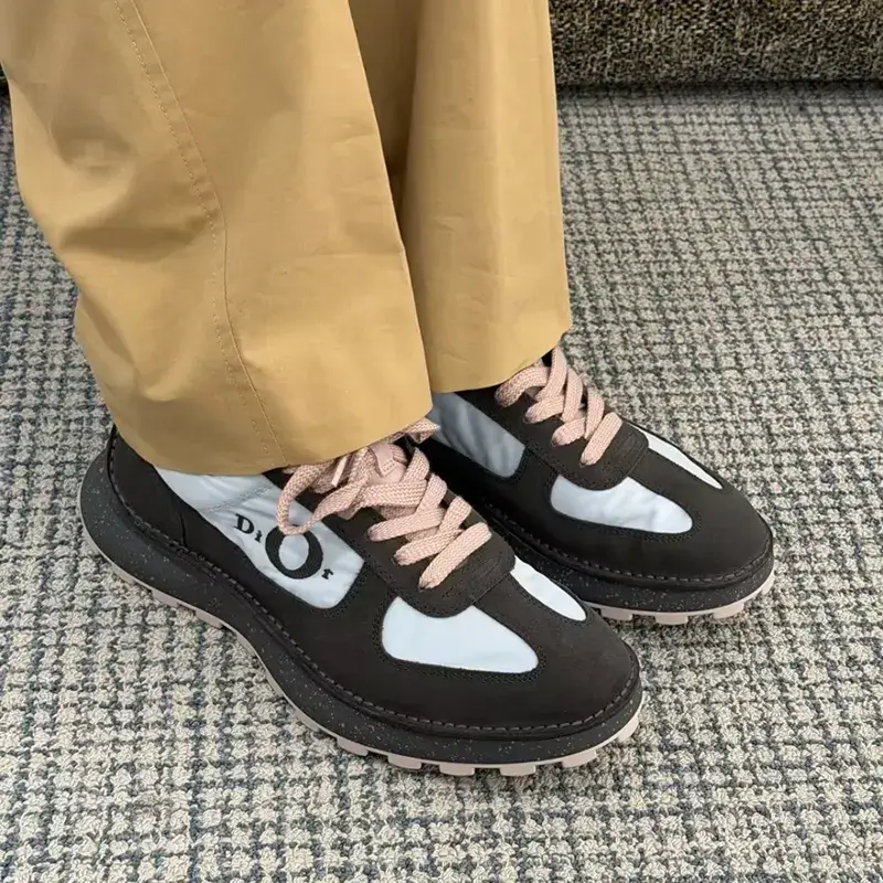 ディオール Squash ロゴ入り スニーカー 4色 3SN364AAZ