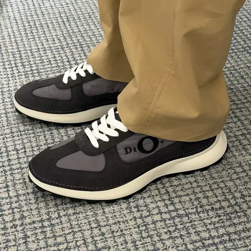 ディオール Squash ロゴ入り スニーカー 4色 3SN364AAZ