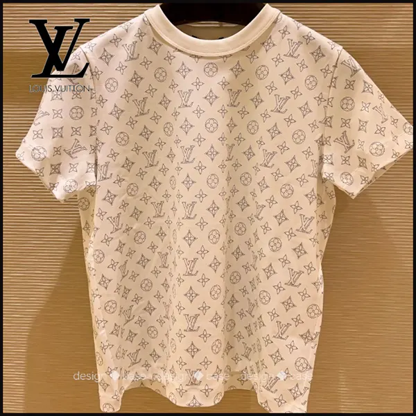 注目度抜群!ルイヴィトン マヒナ プリントTシャツ コピー 1AK0GL