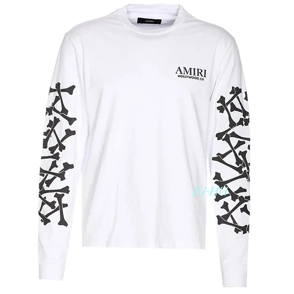 【アミリ】BONES STACKED ロングスリーブ Tシャツ AMJYTE1076