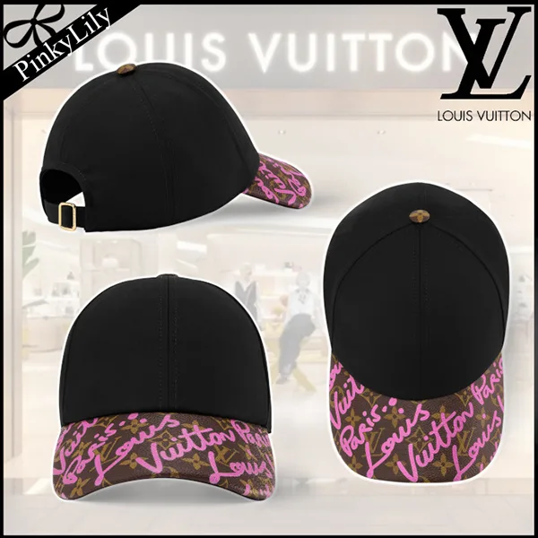 【スポーティかつシックな印象】ルイヴィトン☆キャップ・LV スクリプト M5371