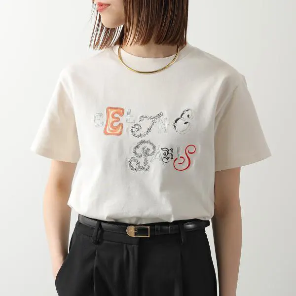 使い勝手の上手☆セリーヌ 半袖 Tシャツ コピー ロゴ クルーネック RX0IE1242