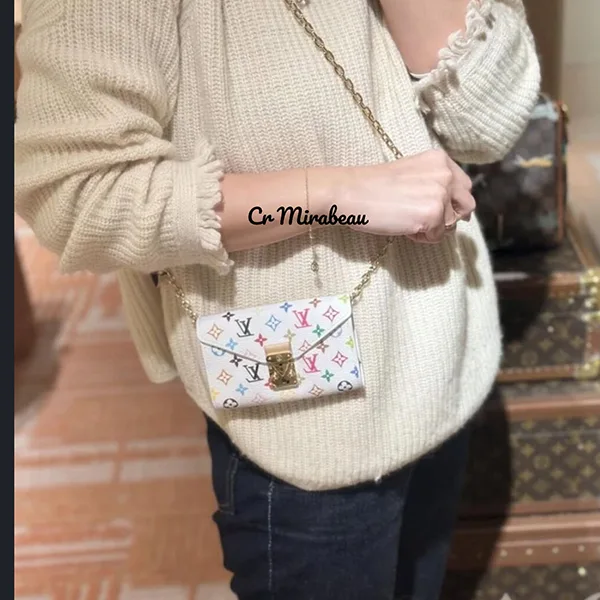【村上コラボ♪カラフルで可愛い】ルイヴィトン ウエストポーチ M4625Z