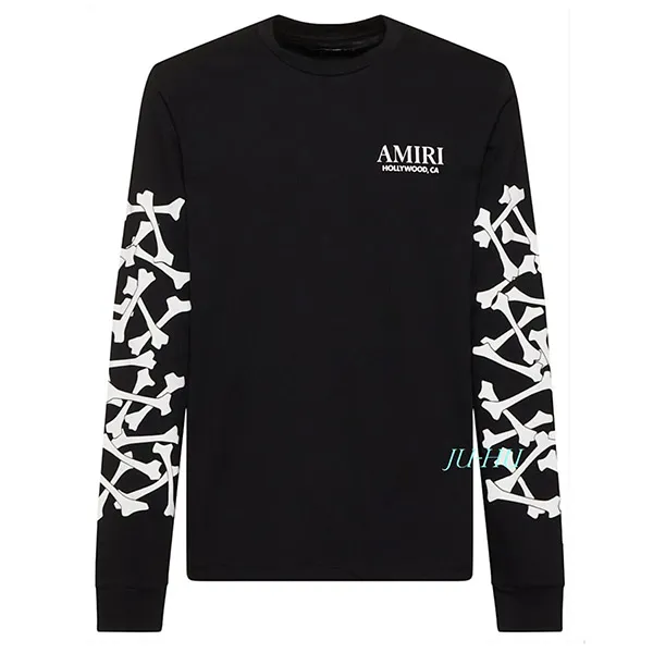 【アミリ】BONES STACKED ロングスリーブ Tシャツ AMJYTE1076