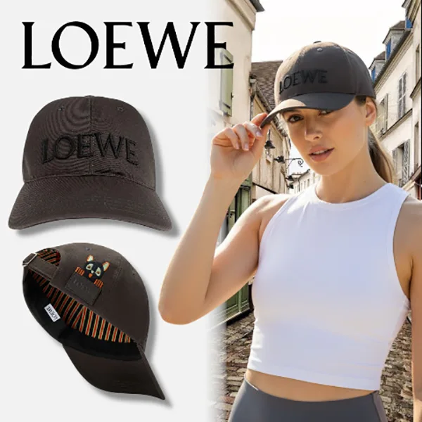 【ロエベ】フューチャリスト キャット コットン キャップ low260512