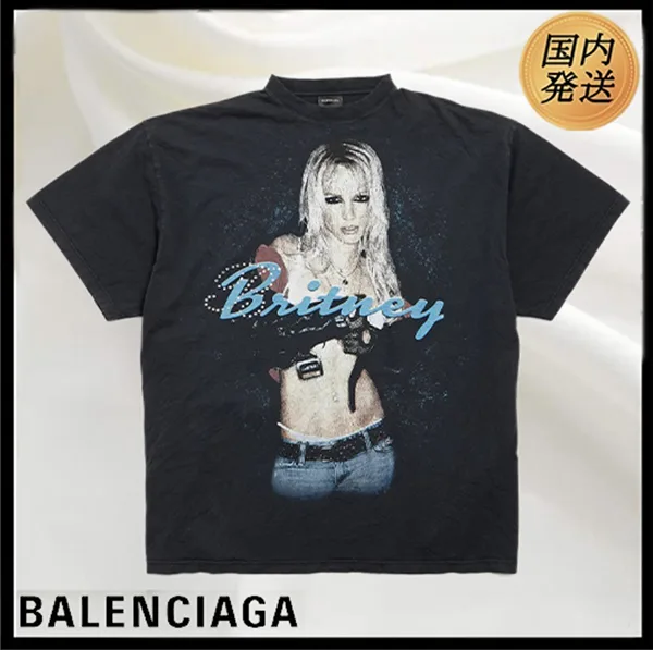 【★バレンシアガ×BritneySpears】オーバーサイズTシャツ 850345TTVJ61041