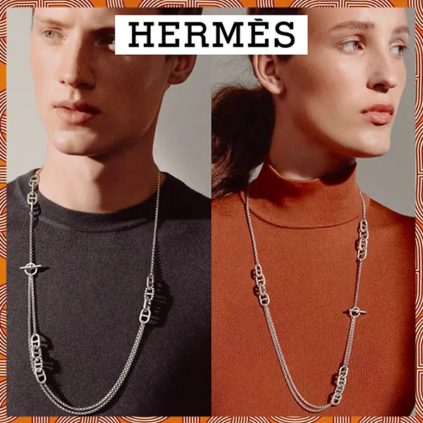 エルメス アレアII ロングネックレス H126215B 00TU