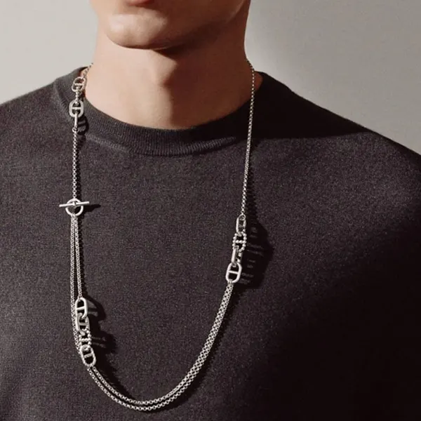 エルメス アレアII ロングネックレス H126215B 00TU
