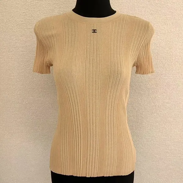 追跡付セリーヌ ココビーチ Tシャツ 偽物 リブ P81543 K11855