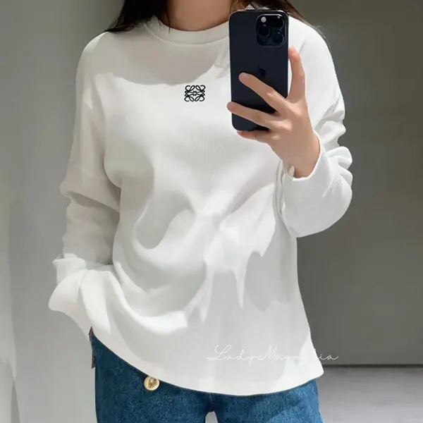 ロエベ オーバーサイズフィット ロングスリーブTシャツ H526Y22XAY