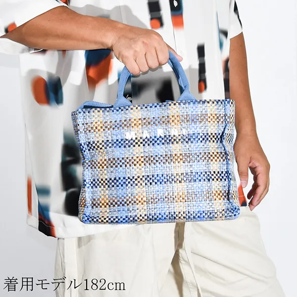 マルニ トートバッグ スーパーコピー 2way レディース コットン SHMP0077Q0