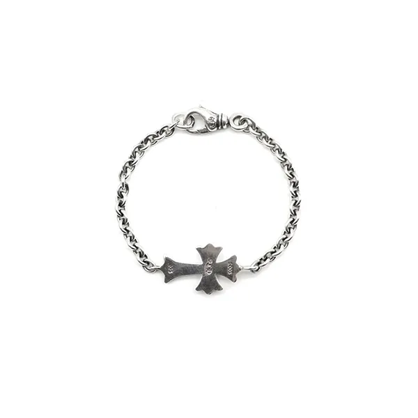 大人気†クロムハーツ†クロスが目を惹くシルバーブレスレット ch26684