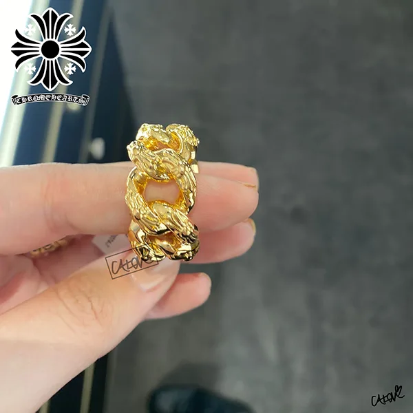 ◆レア十クロムハーツ十【Xtra Fancy 22K GOLDリング】ch2606085