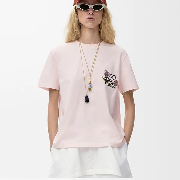 ロエベ アナグラムロゴTシャツ 偽物 S616Y22X91