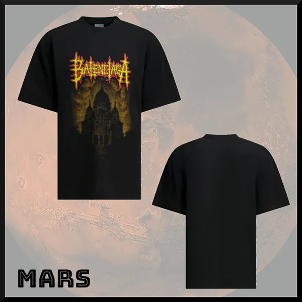 バレンシアガ オーバーサイズ グラフィック Tシャツ 764235TUVE4