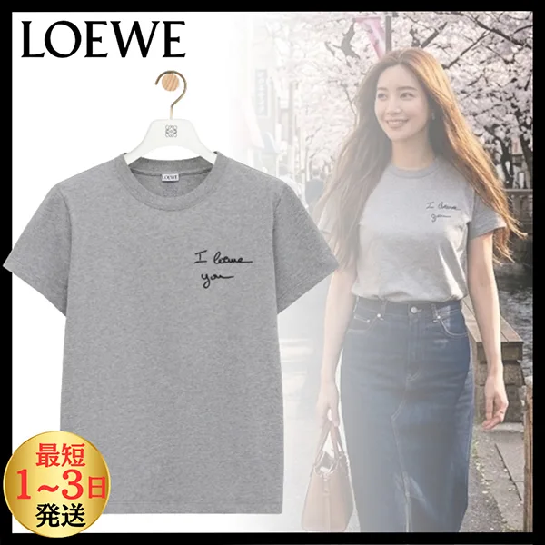 即日配送【ロエベ】レギュラーフィット Tシャツ コピー（コットン）low2662
