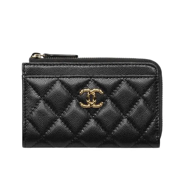 シャネル ジップカードケース マトラッセ AP5015-B22653-NH620
