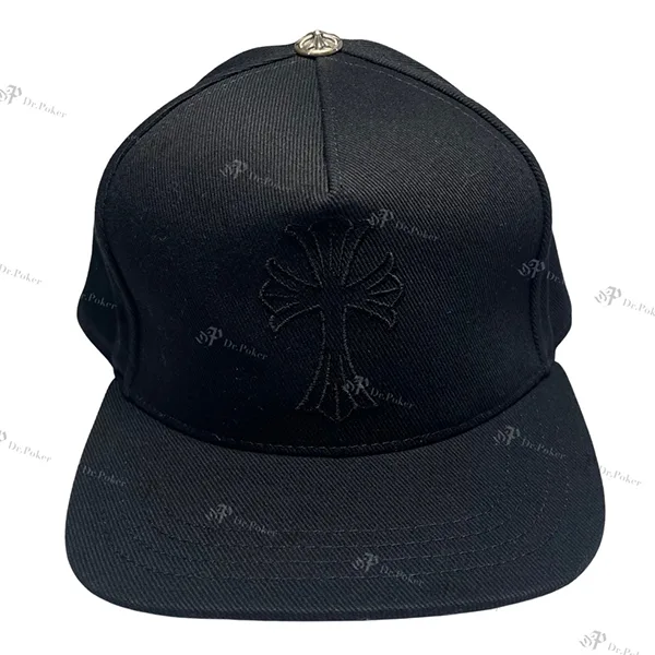 【クロムハーツ】Black CH Cross Denim ベースボール キャップ ch26686