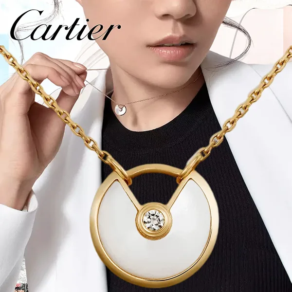 ★即納【カルティエ】アミュレットドゥ ネックレス コピー XS 18K★B3047100