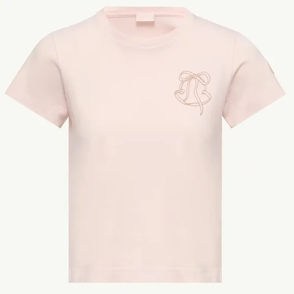モンクレール リボンロゴモチーフプリント入り 半袖Tシャツ L10938C0001689B8U50F