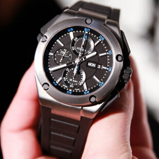 IWC IW386503 インヂュニア ダブルクロノグラフ チタニウム