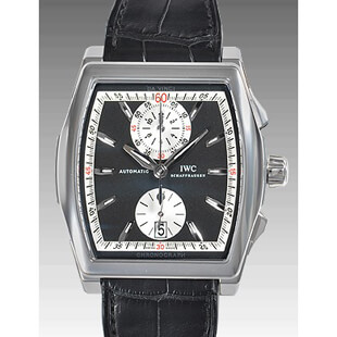 IWCコピー ダウ゛ィンチ クロノグラフ IW376403メンズ 自動巻き ステンレス ブラック/シルバー