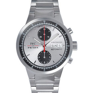 IWCコピー GSTクロノ prada限定 IW370802 メンズ 自動巻き シルバー/ブラック