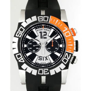 ロジェデュブイ ROGERDUBUIS ニューイージーダイバー SED46 78 9C 00/03A01/A クロノグラフ 世界限定280本 ブラック/シルバー