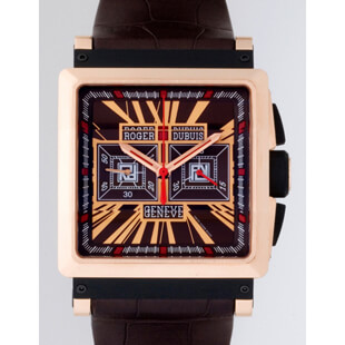 ロジェデュブイ ROGERDUBUIS キングスクエア KS40-78-51-00/SHR00/B スモールセコンド RG/ブラウン皮ベルト 世界限定88本 ブラウン