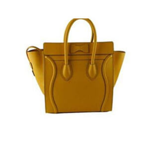 セリーヌ 2015年春夏新作 ラゲージ ミニショッパー マスタード(OCRE)