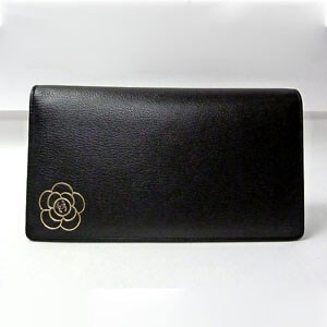 PARIS BYZANCE 2010/11(パリ─ビザンス)コレクション シャネル バタフライ長財布 黒×ゴールド A46511