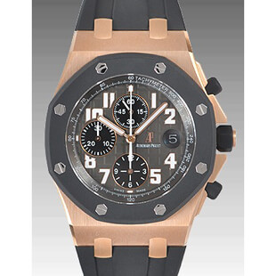 オーデマ・ピゲAUDEMARS PIGUETコピー ロイヤルオークオフショアクロノ 25940OK.OO.D002CA.02.Aメンズ 自動巻き グレー/ブラック