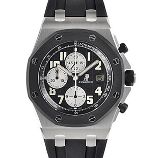 オーデマ・ピゲAUDEMARS PIGUETコピー ロイヤルオーク オフショアクロノ 25940SK.OO.D002CA.01Aメンズ 自動巻き ブラック/シルバー