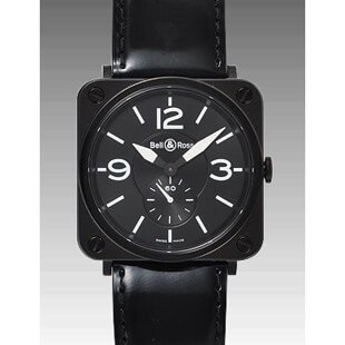 ベル&ロスBELL&ROSSコピーBRS-98-BCSレディース クォーツ ステンレス・セラミック ブラック