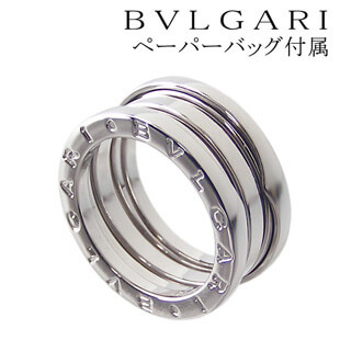 ブルガリ(ビーゼロワン・B-ZERO1)リング ブルガリ 3BAND ホワイトゴールド