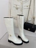 高品質Chanelシャネル2023秋冬新作ダブルCバッグバックル厚底ブーツ